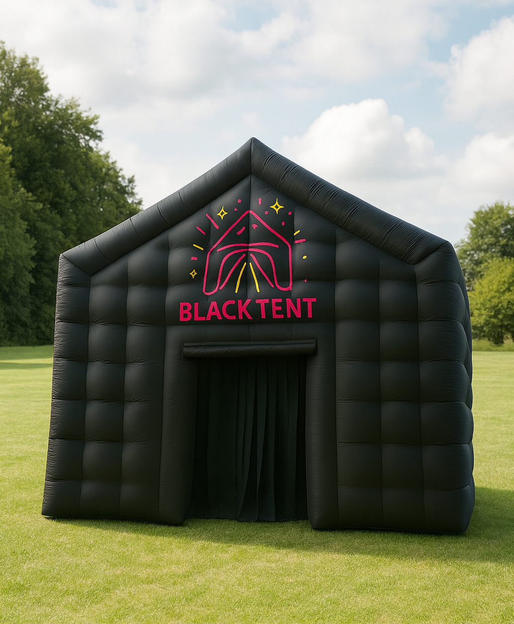 BLACK TENT – Die aufblasbare Disco