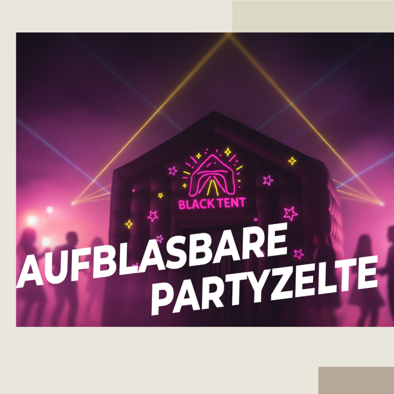 Aufblasbare Partyzelte