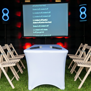 Karaoke im BlackTent