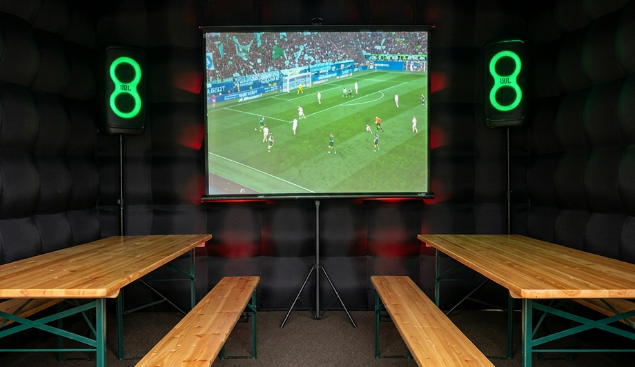 Fußball WM Schauen im BlackTent